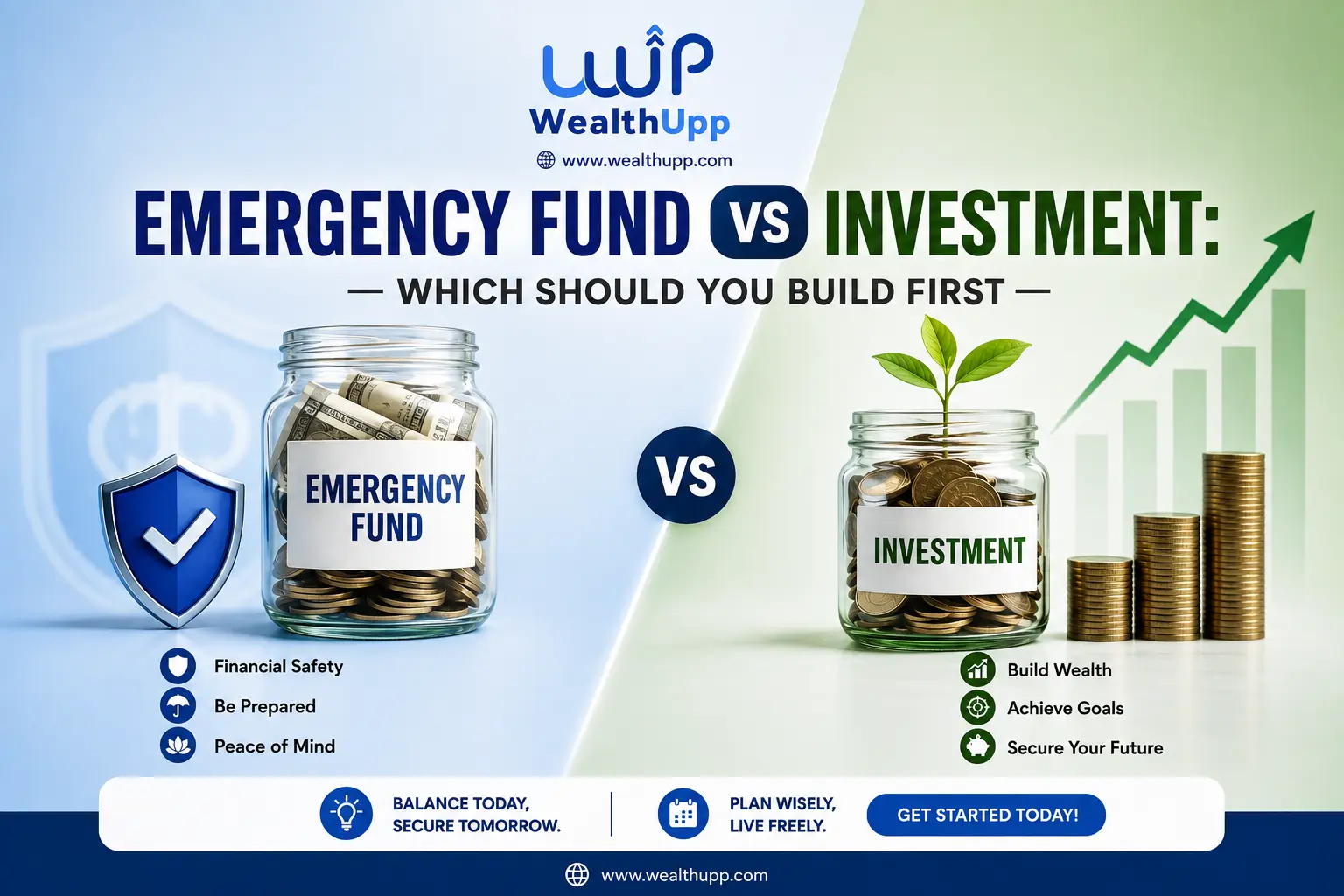 Emergency Fund vs Investment: Which Should You Build First?